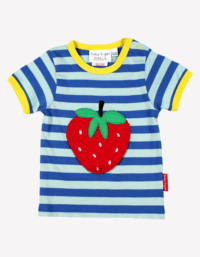 Organic Strawberry Applique T-Shirt - 7-8y / 128cm