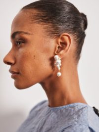 Cecile Layered Pearl Earrings